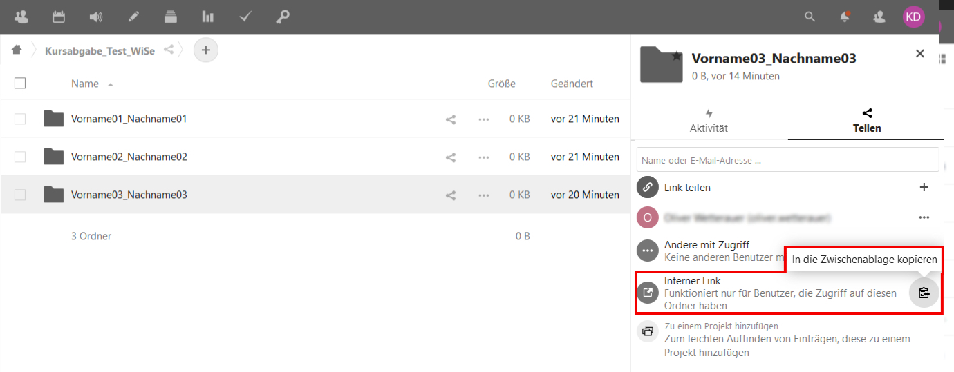 Screenshot ABK-Cloud